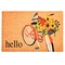 107221729 Floral Bicycle Doormat